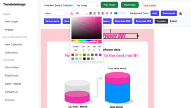 Edit & Download Professional Results - AI Image Translator Step 3